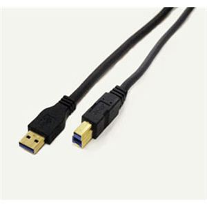 ミヨシ USB3.0ケ-ブル 1m 黒 USB-301／BK