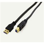 ミヨシ USB3.0ケ-ブル 1.5m 黒 USB-3015／BK