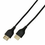 ミヨシ HDMIケーブル スリムタイプ 1m 黒 HDM-HEHS10／BK