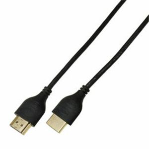 ミヨシ HDMIケーブル スリムタイプ 1.5m 黒 HDM-HEHS15/BK
