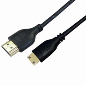 ミヨシ HDMIケ-ブル ミニHDMIコネクタ 1.5m 黒 HDM-HEHM15／BK