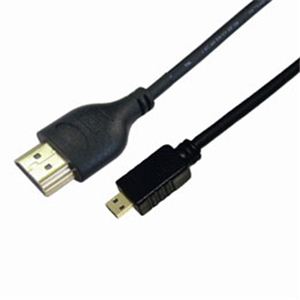 ミヨシ HDMIケ-ブル マイクロHDMIコネクタ 1.5m 黒 HDM-HEHM15／BK