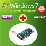 アッシーセットモデル DSP版 Windows 7 Home Premium SP1 64bit DVD +ラトックシステム GPIB PCI Expressボード REX-PE20+W