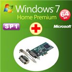 アッシーセットモデル DSP版 Windows 7 Home Premium SP1 64bit DVD +ラトックシステム GPIB PCI Express Board(LowProfile対応) REX-PE20LX+W