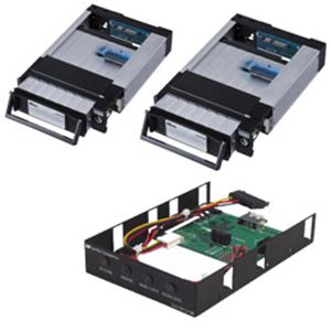 ラトックシステム SATA内蔵リムーバブルRAIDケース（HDD2台用） SA3-RC2-SR