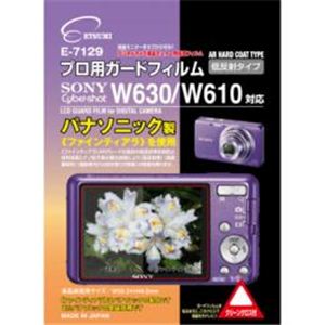 エツミ プロ用ガードフィルム ソニー W630／W610 対応 E-7129