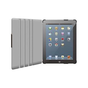 ELECOM（エレコム） New iPad／iPad第3世代／新しいiPad用ソフトレザーカバー 4段階調節タイプ TB-A12PLF2BKD - 拡大画像