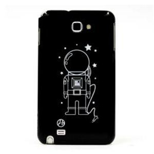 icover GALAXY Note用ケース DESIGN AS-GNAT-BK ブラック（宇宙飛行士）