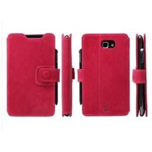 AEJEX イタリア製高級レザー使用GALAXY Note用ケース ピンク AS-AJD5-PK