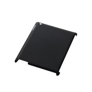 エレコム iPad 2012用シェルカバー（マットブラック） TB-A12PVRBKN