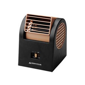 グリーンハウス GREENHOUSE USB扇風機 ボックス型 （ショコラ） GH-USB-FANSTC