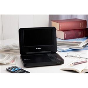 BLUEDOT　ポータブルDVDプレーヤー7インチCPRMモデル(ブラック)　BDP-3720K