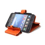 AEJEX　イタリア製高級レザー使用GALAXY Note用ケース　オレンジ　AS-AJD5-OR