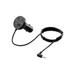 ロジテック　重低音ブースト機能FMトランスミッター　LAT-MPFMB02BK