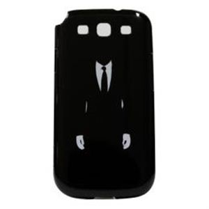 icover　GALAXY S3用ケース　DESIGNシリーズ　ブラック(ジェントルマン)　AS-GS3GM-BK