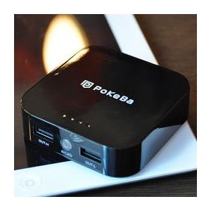 PoKeBa ハイパワー小型充電バッテリー ブラック PKBB