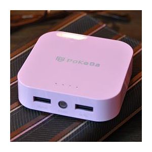 PoKeBa ハイパワー小型充電バッテリー　ピンク　PKBP