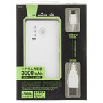 インプリンク　スマートフォン用リチウムポリマー充電器USBタイプケーブル60cm付　ILU-01W