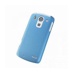 エレコム　docomo F-10D用シェルカバー(ブルー)　PD-F10PVBU