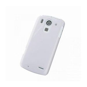 エレコム　docomo F-10D用シェルカバー(ホワイト)　PD-F10PVWH