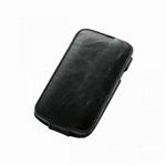 エレコム　docomo SC-06D用ソフトレザーカバー(フラップ)　PD-SCS3PLFBK