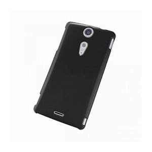 エレコム　SO-04D用シェルカバー(ブラック)　PD-SOX8PVBK