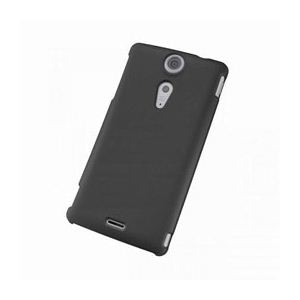 エレコム　SO-04D用シェルカバー(マットブラック)　PD-SOX8PVRBK