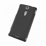 エレコム　SO-04D用シェルカバー(マットブラック)　PD-SOX8PVRBK