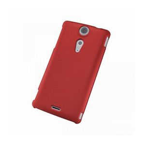 エレコム　SO-04D用シェルカバー(マットレッド)　PD-SOX8PVRRD