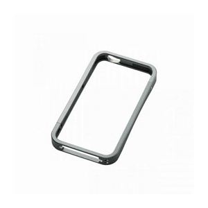 エレコム　iPhone4/4S用アルミバンパー(ガンメタリック)　PS-A11ALBSVD