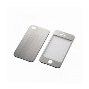 エレコム　iPhone4/4S用アルミパネル(ガンメタリック)　PS-A11ALPSVD