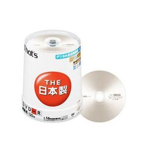 太陽誘電　DVD-R　ビデオ用　CPRM対応　メーカーロゴレーベル　スピンドルケース入り100枚パック　DR-C12STY100BN