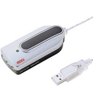 USBオーディオ変換アダプタ(シルバー) MM-ADUSB 商品画像