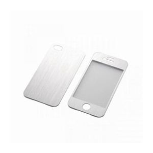 エレコム iPhone4／4S用アルミパネル（シルバー） PS-A11ALPSV