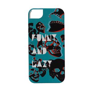 icover iPhone5用ケース DESIGN SKULLシリ―ズ ブルー AS-IP5DE-SK01