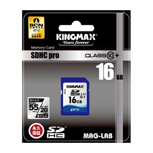 KING MAX SDカード クラス10 Pro 16GB KM-SDHC10X16GP