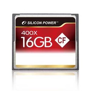 シリコンパワー 16GB Compact Flash Card 400X SP016GBCFC400V10
