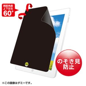サンワサプライ iPadmini用プライバシーフィルム LCD-IPMPF - 拡大画像