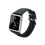 iWatchz iWatchz Carbon Collection w／Green Stitching CS3506