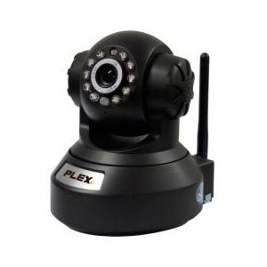 PLEX iPhone・iPad・スマートフォンに対応 3ステップで簡単設定 IP CAMERA ブラック PX-IPCAM264-BK