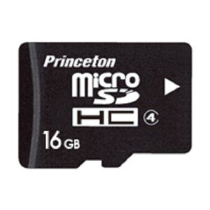 princeton microSDHCカード16GB PMSDHC／4-16GB