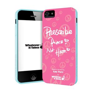 princeton iPhone 5用プレミアムジェルシェルケース （Katey Perry／ピンク） WAS-IP5-GKP02