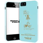 princeton iPhone 5用プレミアムジェルシェルケース （Dame Vivienne Westwood／ブルー） WAS-IP5-GVW01