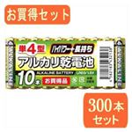 HATTA ハッタ 単4型アルカリ乾電池10本パック LR03 10Sx30パック LR03 10SX30