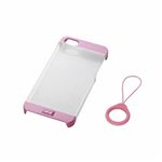 エレコム iPhone5用ストラップ付シェルカバー（ライトピンク） PS-A12PVSTPNL