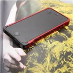 COREMECHATEC MOBiCRAB メタルバンパー for iPhone5（レッド+ブラック） RX-IP5MB-RDBK