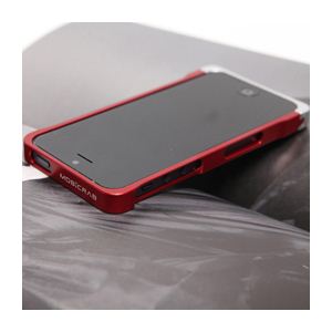 COREMECHATEC MOBiCRAB メタルバンパー for iPhone5（レッド+シルバー） RX-IP5MB-RDSL