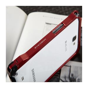 COREMECHATEC MOBiCRAB GALAXY Note2 （SC-02E） 用 メタルバンパー（レッド+ブラック） RX-GXN2MB-RDBK
