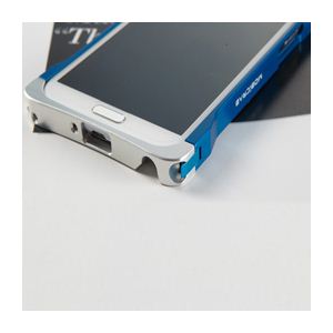 COREMECHATEC MOBiCRAB GALAXY Note2 （SC-02E） 用 メタルバンパー（ブルー+シルバー） RX-GXN2MB-BLSL