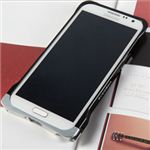 COREMECHATEC MOBiCRAB GALAXY Note2 （SC-02E） 用 メタルバンパー（ブラック+シルバー） RX-GXN2MB-BKSL